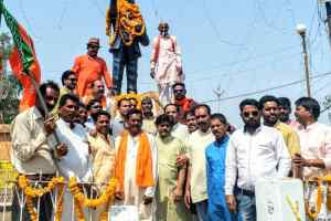 भाजपा मंडल राजगढ़ ने अम्बेडकर जयंती धूमधाम से मनाई