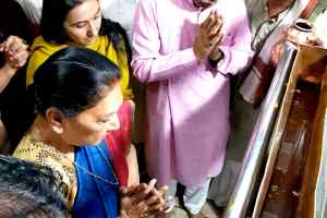 राज्यपाल पटेल ने ओंकारेश्वर ज्योर्तिलिंग के दर्शन किये