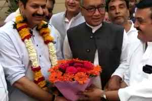 दिग्विजयसिंह के कहने पर खजराना के अन्नू पटेल ने फिर थामा कांग्रेस का दामन