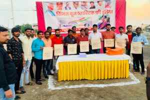 विधानसभा क्षेत्र  2 के विभिन्न वार्डो में निकली गांधी संकल्प यात्रा