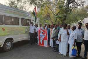 समाजवादी विचार यात्रा मदुरई होकर त्रिचि पहुंची