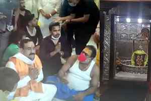 बाबा महाकाल से स्वास्थ्य मंत्री ने की प्रार्थना - प्रदेश को कोरोना से जल्द करें मुक्त