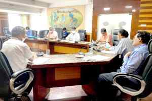 प्रमुख सचिव और संचालक खेल ने की खेल गतिविधियों की ऑनलाइन समीक्षा