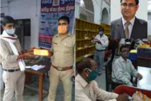 राखी के साथ बहनों ने भेजा सेनेटाइजर और मास्क