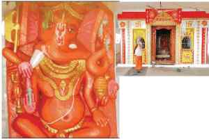 अष्टभुजा रुप में विराजमान हैं तेजगढ़ ग्राम में500 वर्ष पुरानी भगवान गणेश की प्राचीन प्रतिमा