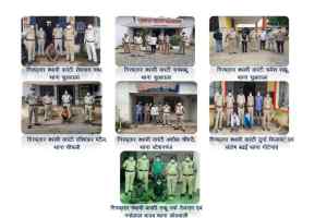 नरसिंहपुर जिले के विभिन्न थानों में वर्षो से फरार 09 स्थायी वारंटी गिरफ्तार