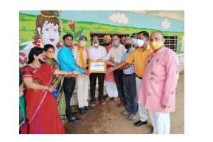 रायसेन पुलिस आरक्षक दामोदर तिवारी का विदिशा में हुआ सम्मान