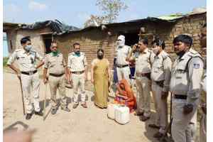 अवैध मदिरा पर कार्यवाही