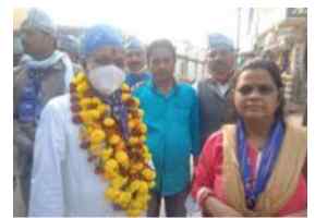 बहुजन समाज पार्टी के प्रत्याशी इंजीनियर पूरन सिंह ने किया जनसंपर्क