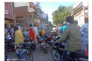 सोनकच्छ मे जाम से नहीं मिल रही मुक्ति