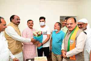 एक जनजातीय महिला के राष्ट्रपति बनने से घबराकर आरोप लगा रही कांग्रेसः विष्णुदत्त शर्मा