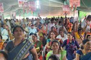 कांग्रेस पार्टी के आव्हान पर देश भर में आयोजित हो रही तिरंगा पद यात्रा