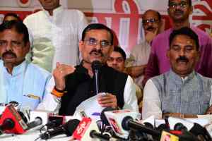 प्रदेश अध्यक्ष ने ग्वालियर में किया पत्रकार-वार्ता को संबोधित