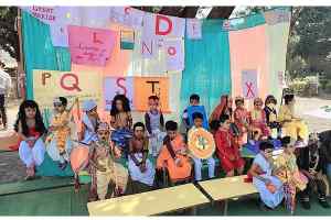 बाल दिवस पर नन्हे मुन्नों ने सिखाई धार्मिक ABCD