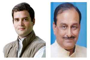 राहुल गाँधी के स्वागत में मालू के दस सवाल की माला