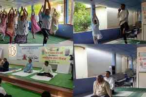 अंर्तराष्ट्रीय योग दिवस पर रेडक्रास में हुआ योगाभ्यास कार्यक्रम प्रदेश की जिला रेडक्रास शाखाओं में भी उत्साहपूर्वक मनाया योग दिवस