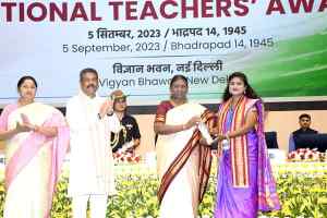 राष्ट्रीय शिक्षक पुरस्कार 2023 से सम्मानित हुए प्रदेश के पांच शिक्षक