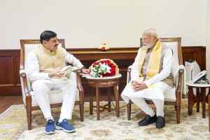प्रधानमंत्री श्री मोदी से मुख्यमंत्री डॉ. यादव ने नई दिल्ली में की सौजन्य भेंट