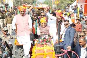 1101 ट्रैक्टरों की ऐतिहासिक रैली के साथ कृषक कल्याण वर्ष 2026 का शुभारंभ