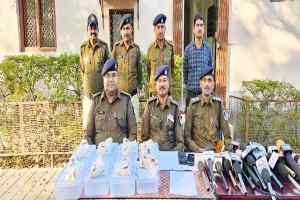 मध्यप्रदेश पुलिस की अवैध हथियारों के विरूद्ध प्रभावी कार्रवाई